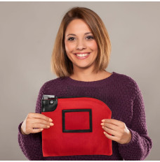 10W x 8H, 14 oz Locking Deposit Bag - lifestyle image