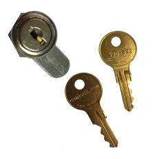 Camlock Master Lock MK580 5/8 In Tumbler Assembly for Tip Box