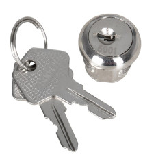 Keyed Alike Spring Bolt Lock for STEELMASTER® Manual Cash Drawer with 2 keys to the left of the lock