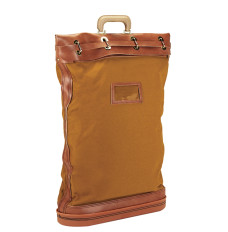 Padlocking 18Wx30H Security Mailbag w/ Hard Handles & Framed Cardholder