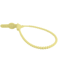 8-1/4 in.Yellow Plastic Numbered Security Seals