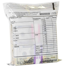 Cash Transmittal Bags - 8W x 10H - Case of 500