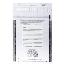 Ultima Value® Clear Deposit Bags - 9W x 12H - Front