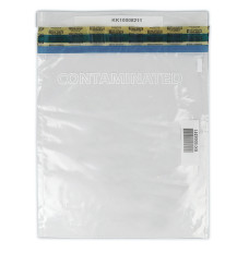 Tamper Evident Contaminated Currency Deposit Bags - 15W x 20H - Pack of 50