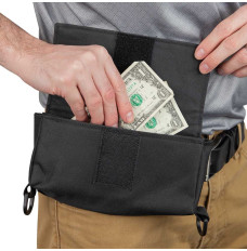 8W x 4H Casino Attendant Belt Wallet Shown Being Used