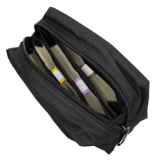 Casino Attendant Standard Belt Bag with Belt Loops - 8W x 4-1/4H x 4D - inside with money