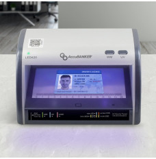 AccuBANKER® LED420 Cash & Card Detector Displaying Card Detector