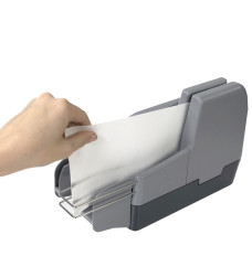 Check Scanner Cleaning Card with IPA in use 