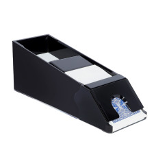 Blackjack Dealer Speed Shoe, 8 Deck Capacity, Solid Black