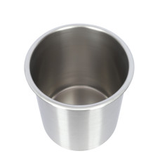 Stainless Steel Baccarat Discard Can 6-3/4W x 7-3/4H