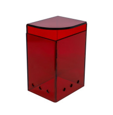 Discard Security Cover for 8 Deck Discard Holder, Color Red