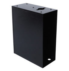 Black Oversized Slim Line Drop Box Shield - 12W x 5-3/4H x 15D