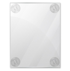 Clear Acrylic Sign Holder for Glass – 11 W x 14 H