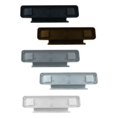 Standard Radius Plastic Magnetic Desk Frame - 9.38W x 2.25H 