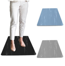 Marble Top Anti-Fatigue Mat with Marbleized Tiled Surface - 1/2 inch thick