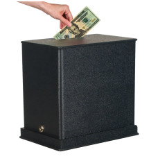 Black ASB Plastic Tip/Donation Component - TIP BOX ONLY