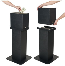Tip Box with Detachable Floor Mount Pedestal