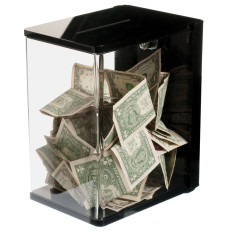 Keyed Alike Acrylic Locking Tip Box - 6W x 10H x 8D - Wall Mount (Default)