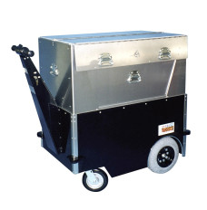 Powered Convertible Fill Cart with 2 hinged tops, 2 drop-in doors - Model PC-720E
