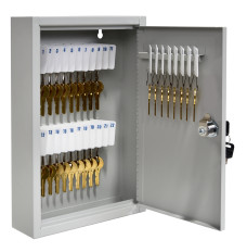 Single Lock STEELMASTER® Key Cabinet - 30 Key Capacity - Keyed Differently
