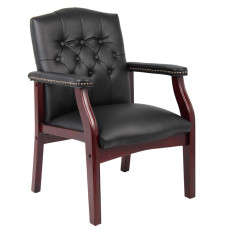 Traditional Guest Chair in black