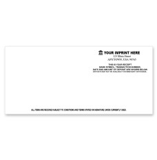 Deposit at Teller Window - Teller Receipt 6W x 2-3/4H