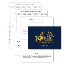 Front cover in dark blue with gold foil stamp