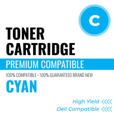 Dell DS3840C Compatible Toner Color: Cyan, High Yield: 9000 (Default)