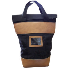 Fire resistant locking courier bag 