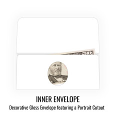 Currency Envelopes - Merry & Bright - 250 inners/250 outers