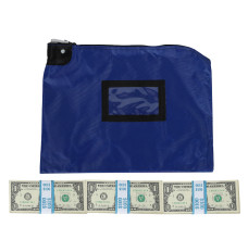 Imprinted - 15W x 11H Laminated Nylon Locking Bags w/ Numbering Available