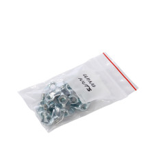 Reclosable Bags 3W x 5H - Clear with White Writing Block - 4 mil - Case of 1000