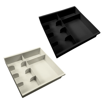 Fenco Metal Cash Tray - 5 Cash & 1 Large Compartment - 15W x 3-1/2H x  15D