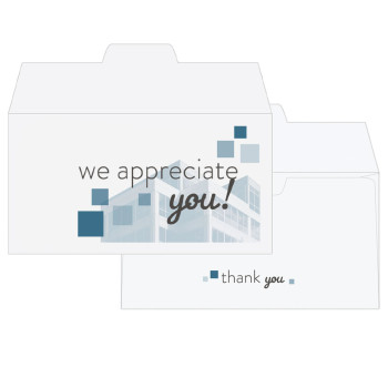 2 Color Pre-Designed Drive Up Envelope -  Appreciation