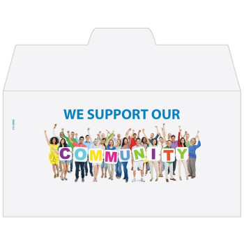 Community Support - Add a 1-Color Logo - Drive Up Envelopes (500/Box)