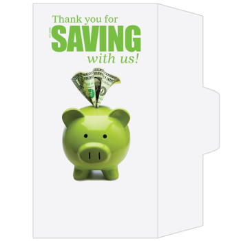 Thank you for Saving with us! - Add a 1-Color Logo - Drive Up Envelopes (500/Box)