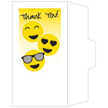 Thank You! Emoji Faces - Drive Up Envelopes (500/Box)