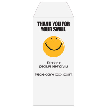 Thank You - Smiley Face - Drive Up Envelopes (500/Box)