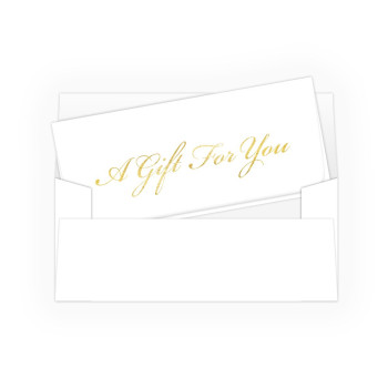 Currency Gift Envelopes - A Gift for You - Gold Metallic - 250 inners/250 outers