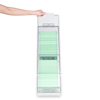 Clear Locking Currency Tray, 4000 note