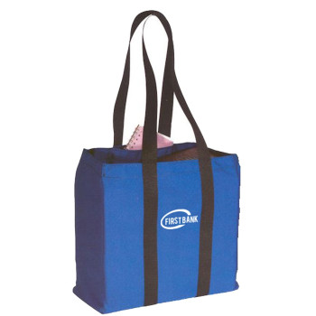 1-Color Imprint 1000 Denier Deluxe Standard Tough Tote - 17W x 16H x 8D - Made-to-Order