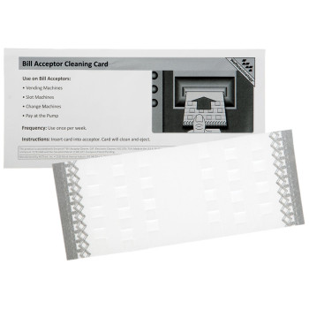 Lucky Stripe Bill Acceptor Waffletechnology® Cleaning Card
