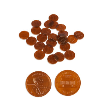 Play Money Coins - Realistic Pennies - 100/pk