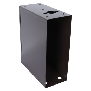 Brown Oversized Slim Line Drop Box Shield | 15W x 12H x 5-3/4D
