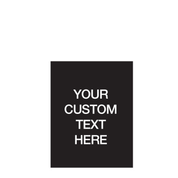 Custom Message Acrylic Sign Inserts