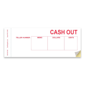 Cash Out Ticket- Red