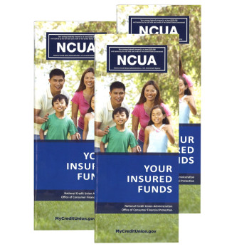 NCUA Booklet - Your Insured Funds - 64 Pages - Pack of 50