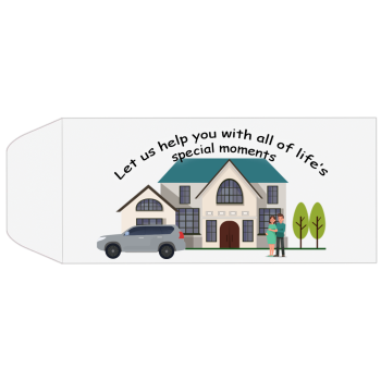 Full Color Pre-Designed Drive Up Envelope - Special Moments