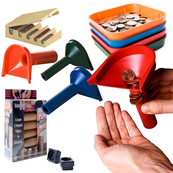 Coin Tubes for Easy Coin Counting