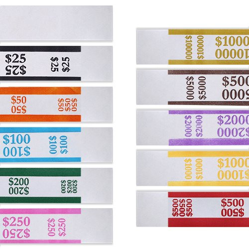 Self-Sealing Bill Straps